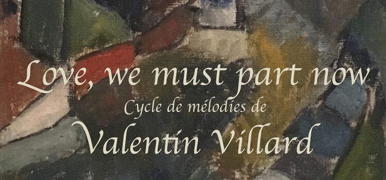 Love, we must part now